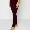 Spanx VELVET - Leggings - Strümpfe - Burgundy
