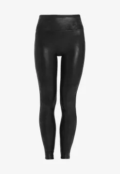 Spanx FAUX LEATHER LEGGINGS - Leggings - Strümpfe - Black -Spanx Verkaufsshop 7eec0d10486240bb80bf857bc3d7d1b7