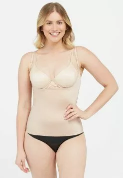 Spanx SUIT YOUR FANCY OPEN-BUST CAMI - Unterhemd/-shirt - Champagner Beige -Spanx Verkaufsshop 89332d4d6d1042ba873484d47f91a046 1