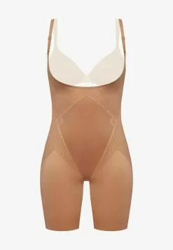 Spanx THINSTINCTS® 2.0 OPEN-BUST MID-THIGH BODYSUIT - Body - Café Au Lait -Spanx Verkaufsshop 98e3c40cd1bf4e89991197e53a3cbbf4