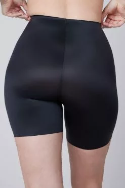 SPANX Figurformende Shorts Aus Satin, Schwarz -Spanx Verkaufsshop C31148s2