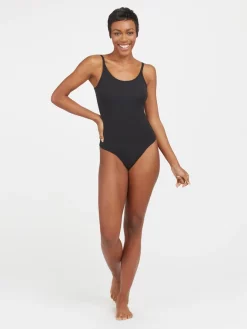 Spanx Cotton Control String-Body Mit Shaping-Effekt 9 Spanx Cotton Control String-Body Mit Shaping-Effekt -Spanx Verkaufsshop Spanx Cotton Comfort String Body mit Shaping Effekt schwarz 10268R VERYBLACK 1