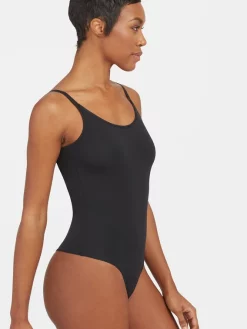 Spanx Cotton Control String-Body Mit Shaping-Effekt 10 Spanx Cotton Control String-Body Mit Shaping-Effekt -Spanx Verkaufsshop Spanx Cotton Comfort String Body mit Shaping Effekt schwarz 10268R VERYBLACK 2