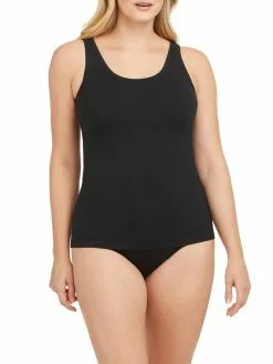 Spanx Cotton Control Tank-Top Mit Shaping-Effekt -Spanx Verkaufsshop Spanx Cotton Comfort Tank Top mit Shaping Effekt schwarz 10267R VERYBLACK 2