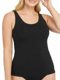 Spanx Cotton Control Tank-Top Mit Shaping-Effekt -Spanx Verkaufsshop Spanx Cotton Comfort Tank Top mit Shaping Effekt schwarz 10267R VERYBLACK 5