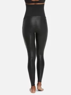 Mama Spanx Faux Leather Leggings Mit Shaping-Effekt 7 Mama Spanx Faux Leather Leggings Mit Shaping-Effekt -Spanx Verkaufsshop Spanx Mama Spanx Faux Leather Leggings mit Shaping Effekt schwarz 20201R VERYBLACK 1