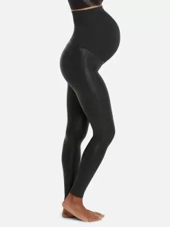 Mama Spanx Faux Leather Leggings Mit Shaping-Effekt 8 Mama Spanx Faux Leather Leggings Mit Shaping-Effekt -Spanx Verkaufsshop Spanx Mama Spanx Faux Leather Leggings mit Shaping Effekt schwarz 20201R VERYBLACK 2