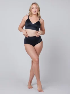 Spanx Shaping Satin Shaping-Slip, Satin-Finish -Spanx Verkaufsshop Spanx Shaping Satin Shaping Slip Satin Finish schwarz 40062R VERY BLACK 2