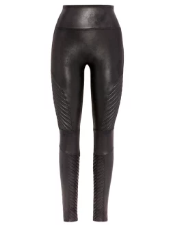 Spanx Structured Leggings Shaping-Leggings Im Biker-Look -Spanx Verkaufsshop Spanx Structured Leggings Shaping Leggings im Biker Look schwarz 20136R VERYBLACK neu