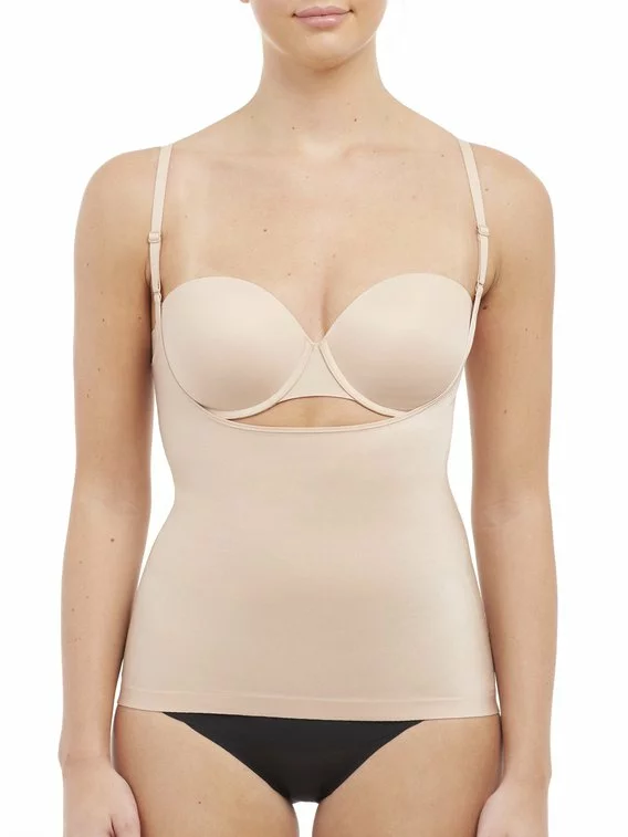 Spanx Suit Your Fancy Shaping Spaghetti-Top, Open-Bust 3 Spanx Suit Your Fancy Shaping Spaghetti-Top, Open-Bust