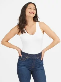 Spanx Suit Yourself Shaping-Body, Scoop Neck -Spanx Verkaufsshop Spanx Suit Yourself Shaping Body Scoop Neck weiss 20328R WHITE 2