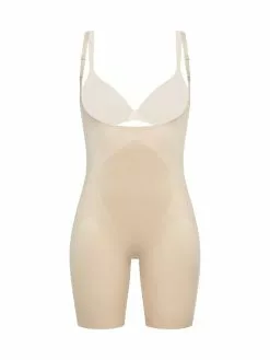 Spanx Thinstincts 2.0 Open-Bust Mid-Thigh Bodysuit -Spanx Verkaufsshop Spanx Thinkstincts 2 0 Open Bust Mid Thigh Bodysuit beige 10235R CHAMPBEIG 3
