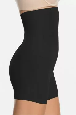 Spanx Shape My Day Mädchen Shorts Mit Hohem Bund, Schwarz -Spanx Verkaufsshop U51172s3